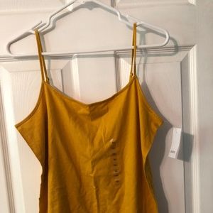LOFT Brand new with tags Mustard Camisole XL